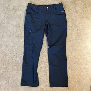 Women’s Outdoor Research Voodoo Softshell Pants Dark Grey Size 8